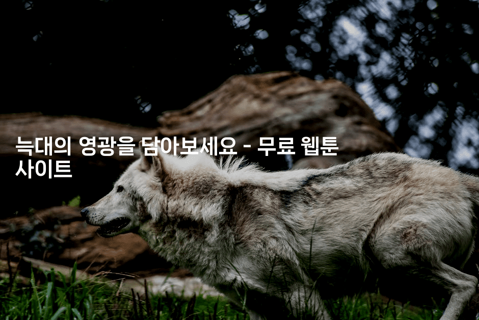 늑대의 영광을 담아보세요 - 무료 웹툰 사이트2-마블마루