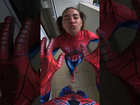 Spider-Man vs Spider-Girl in Love ? #spiderman #crazygirl #love #romantic #funny #dumitrucomanac